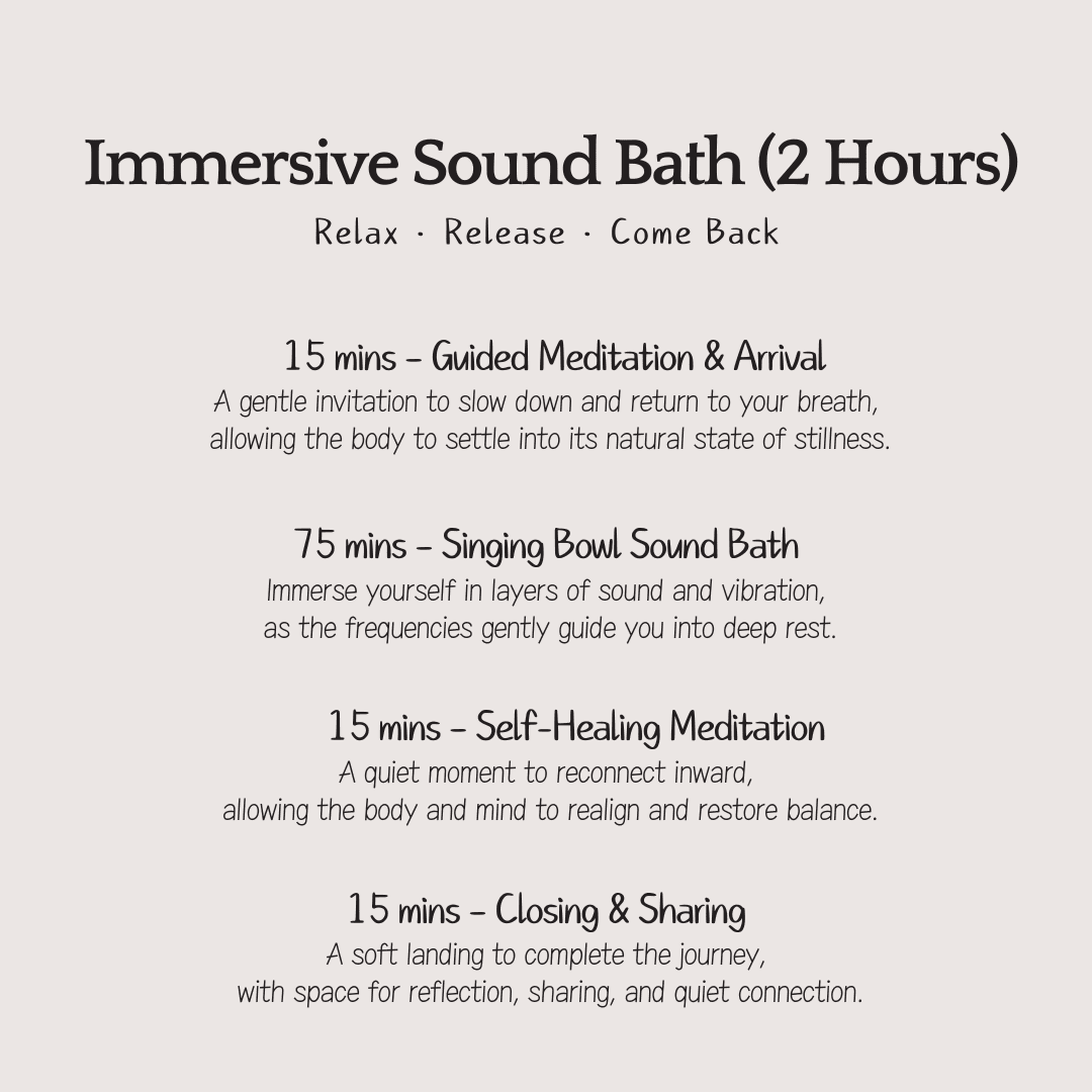Group Sound Bath · Singapore